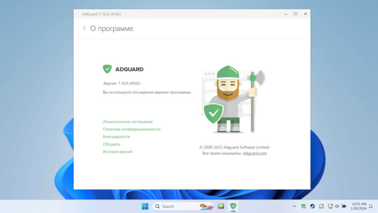 AdGuard — блокировщик рекламы для телефона, ПК и&nbsp;TV — windows-adguard-о-программе